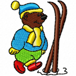 Teddy Embroidery Design 3